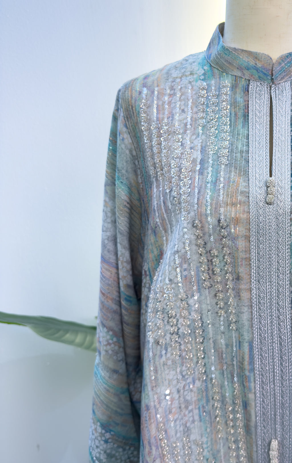 Vibrant Colorful Kuwaiti Jalabyia Dress