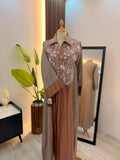 Brown Kuwaiti Jalabyia Dress