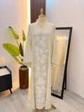 Beige Colored Kuwaiti Jalabyia Dress