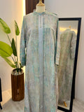 Vibrant Colorful Kuwaiti Jalabyia Dress