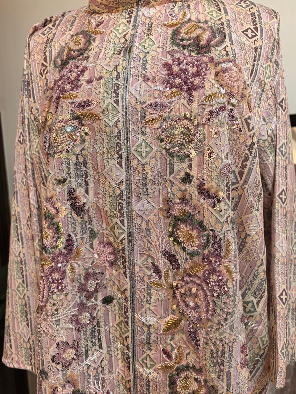Pink Kuwaiti Jalabyia Dress