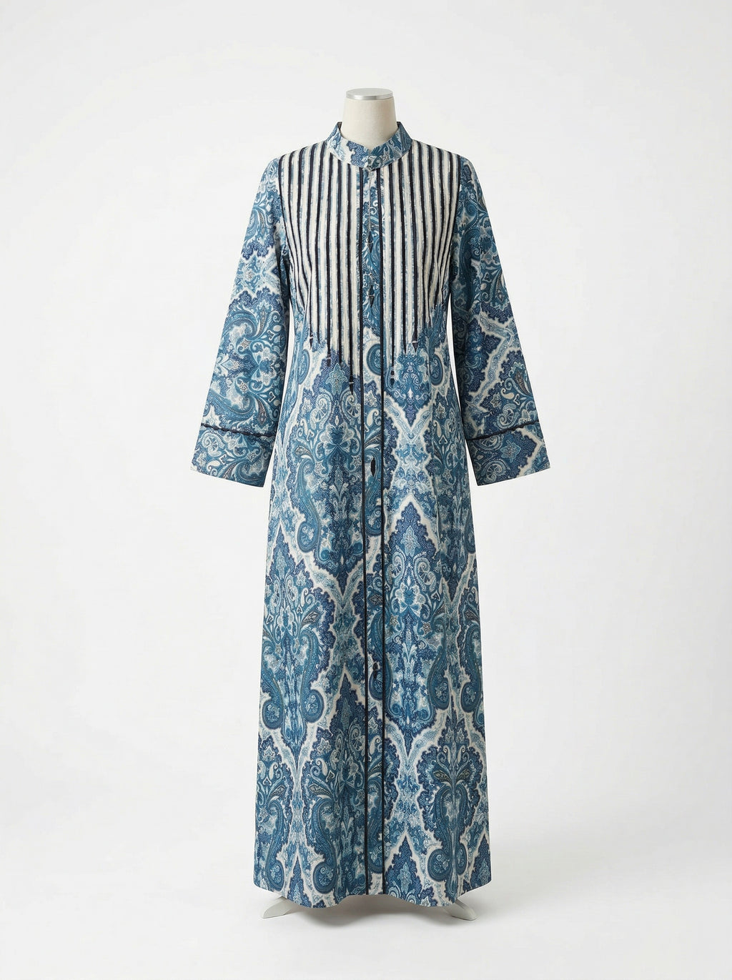 Blue And White Kuwaiti Jalabyia Dress