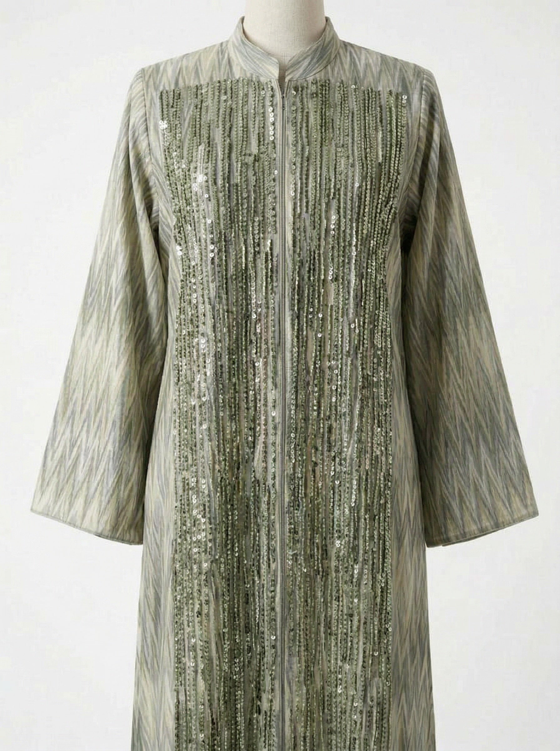 Green Kuwaiti Jalabyia dress